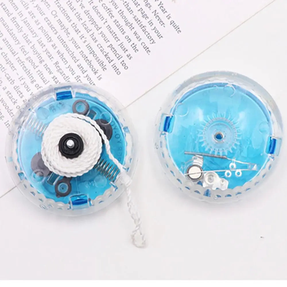2A Yoyo Glowing Yoyo Plastic Fall Prevention Wear-resistant Durable Portable Concentration Yoyo Toys Puzzle Toys