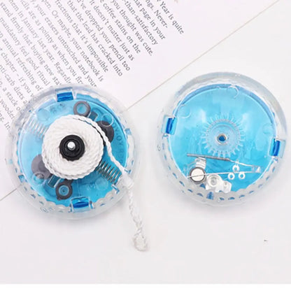 2A Yoyo Glowing Yoyo Plastic Fall Prevention Wear-resistant Durable Portable Concentration Yoyo Toys Puzzle Toys