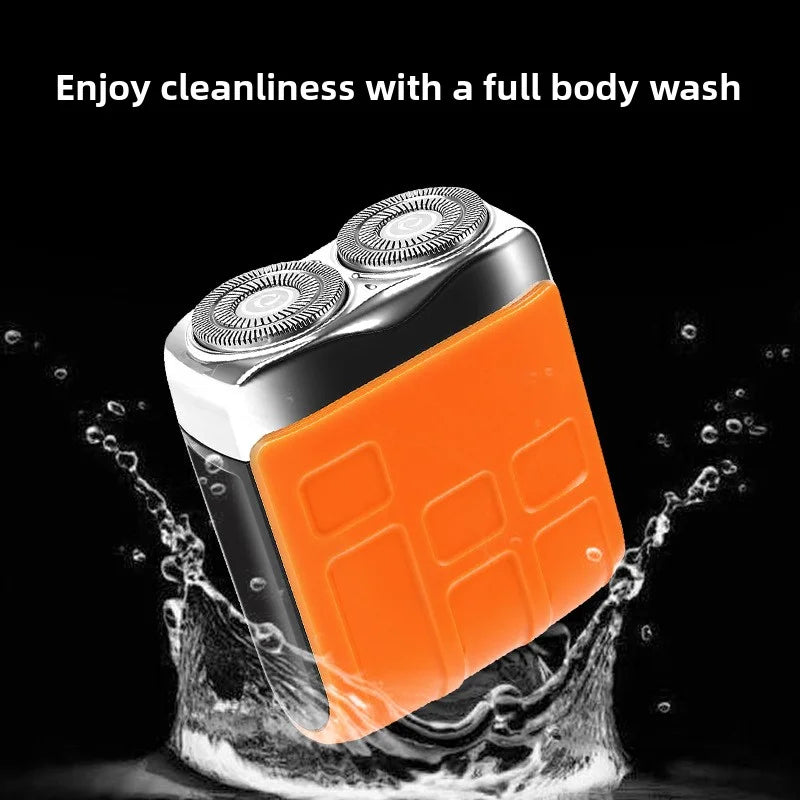 New Electric Shaver for Men, Rechargeable Beard Blade, Water Washed Digital Display Double Headed Shaver