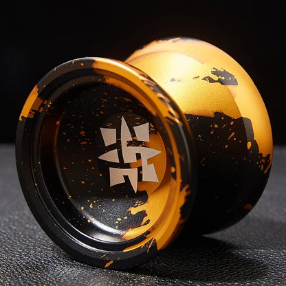 Yoyo Professional Magic Yoyo Metal Yoyo With 10 Ball Bearing Alloy Aluminum High Speed Unresponsive Yoyo Classic Toys For Kids