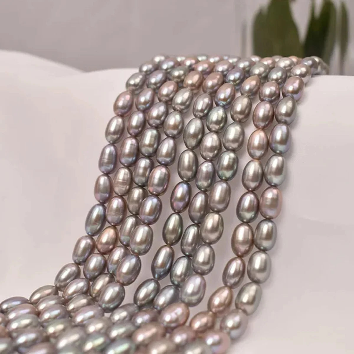 Natural Freshwater Pearl Beads Rice shape Loose isolation Beads For jewelry making DIY necklace bracelet accessories Size1.8-2mm
