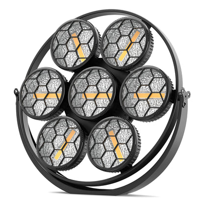 350W COB LED Retro Lights Linear Vintage Light Stage Effect Lighting Projector for Party Concert Wedding Theater Live Show Club