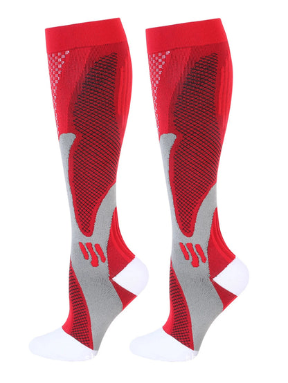 6Pairs Compression Socks 20-30mmHg High Stockings Men & Women Sports Marathon Cycling Football Varicose Veins EU35-45