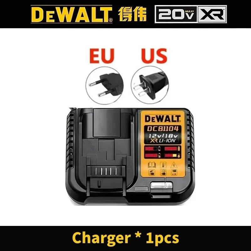 100% Genuine Dewalt 20V Battery, 6AH Rechargeable Lithium Ion Battery, Dewalt DCB200 Power Tool Replacement Battery