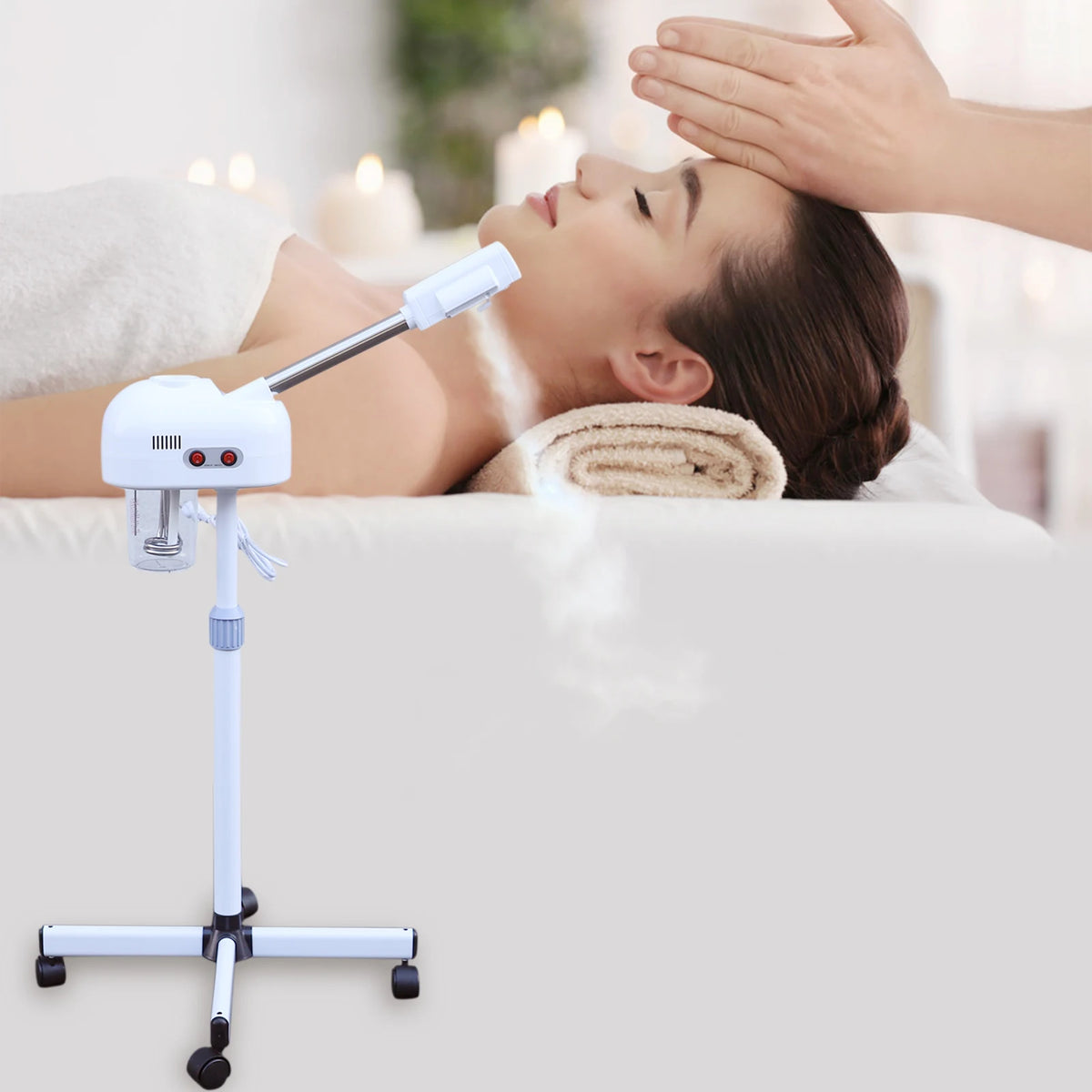 Ozone Facial Steamer Professional Skin Care Equipment for Salon & Home Deep Cleansing & Moisturizing