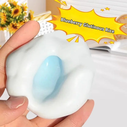 Creative And Soft Stress Relief Ball Diy Rubble Ice Skin Adhesive Handball Desktop Squeezing Soothing Toy Party Birthday Gift