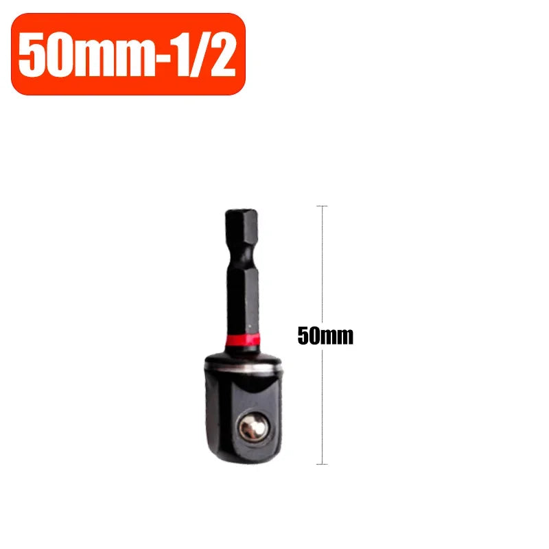Impact Socket Adapter Set Converts 1/4" 3/8" 1/2" Drive Bits Extension Bit Square Tip Power Tools High Torque Impact Wrench