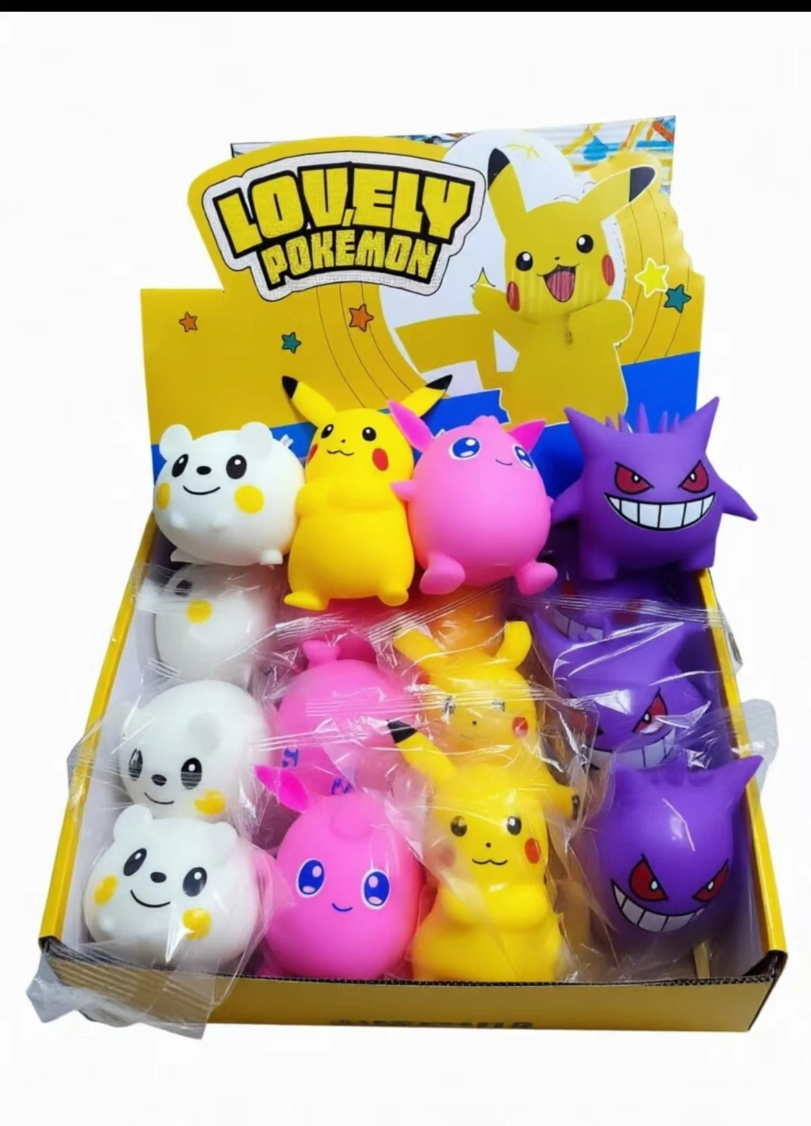 Cute Pokemon Cartoon Pikachu Squeeze Rebound Pinch Music Suitable for Fans to Relieve Stress Knead Figurines Party Gift