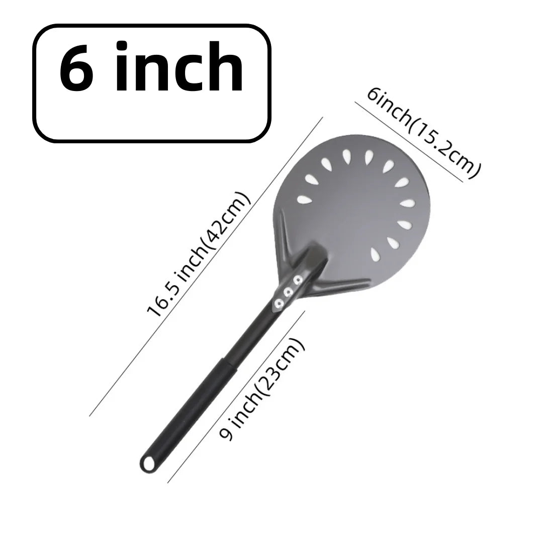 6&12 13 14  Inch Aluminum Pizza Peel Bread Paddle Pizza Oven Turning Peel Hard  Anodized Pizza  Baking Kitchen Tool Spatula