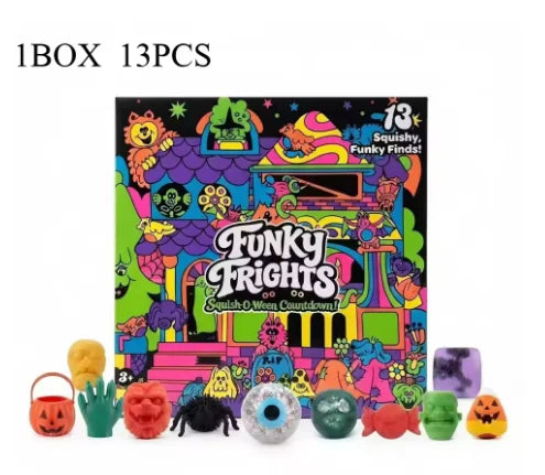 2026 NeeDoh Advent Calendar 3D PVC FidgetChristmas Countdown Calendar Surprise Box Stress Relief Toy New Year Holiday adult toys