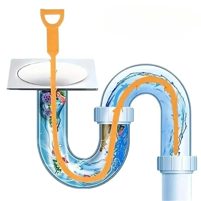 3/5/10PCS Drainage Blockage Remover Shower Clean The Sink Snake Bathroom Accessories Hair Blockage Garbage Sewer Dredging Tools