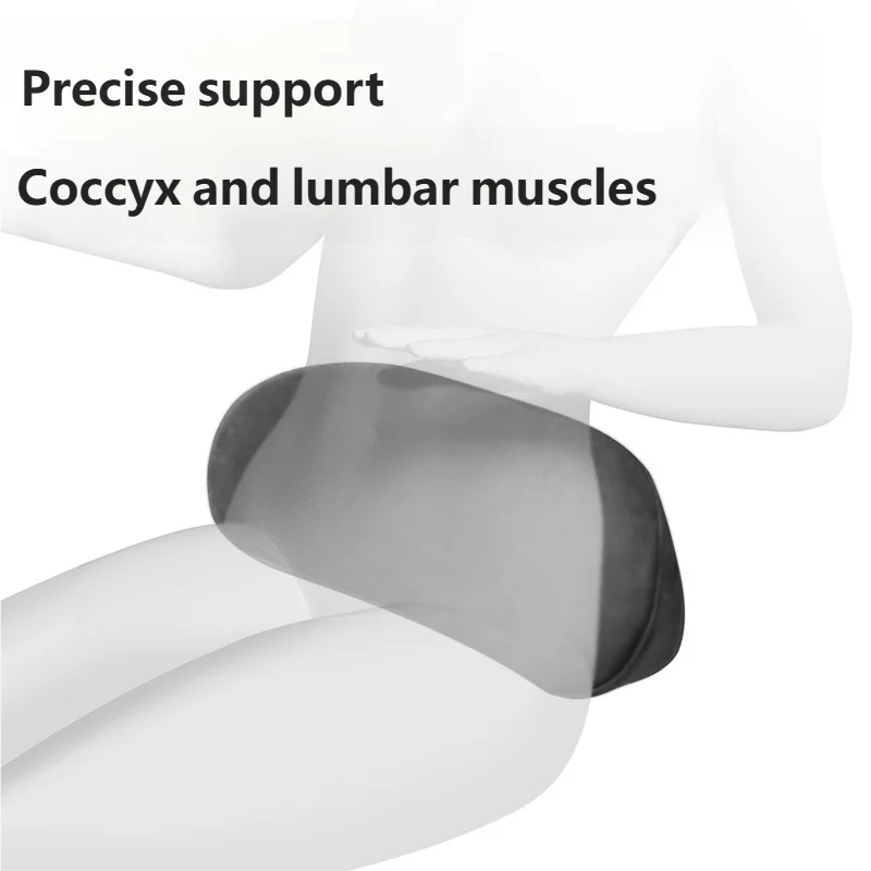 Car Memory Foam Lumbar Support Cushion Waist Pillow Backrest Seat Driver Travel Back Support Auto Interior Accessories Comfort