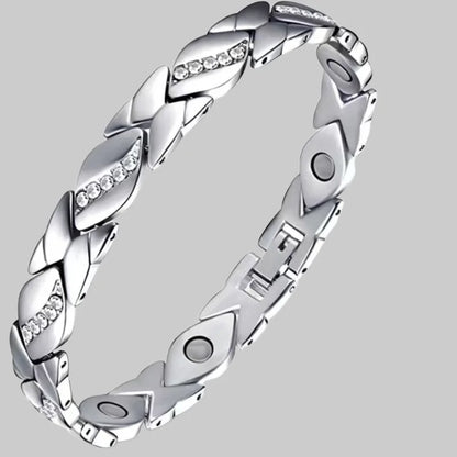 Adjustable Diamond Studded Magnetic Bracelet in Cross-border Popular Accessories of Antique Red Couple Jewelry