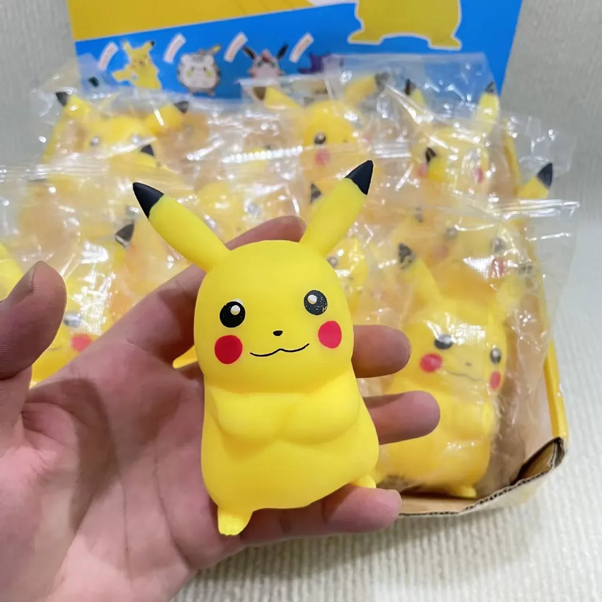 Cute Pokemon Cartoon Pikachu Squeeze Rebound Pinch Music Suitable for Fans to Relieve Stress Knead Figurines Party Gift