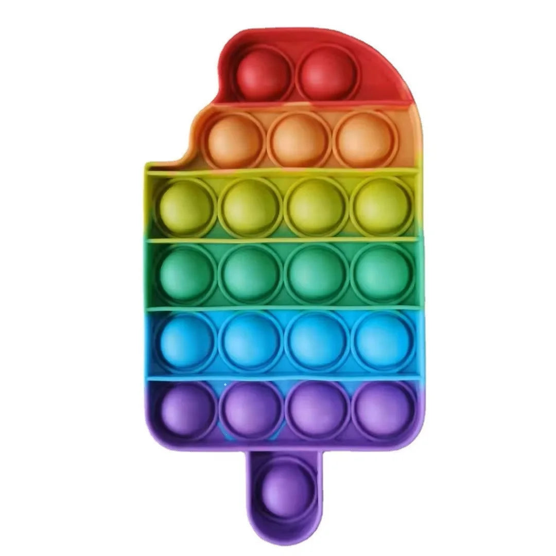 Silicone Decompression Bubble Thinking Chess Puzzle Rainbow Press Music Casual Toy Novelty Toy Adult Toy Squeeze  Stressed Toy
