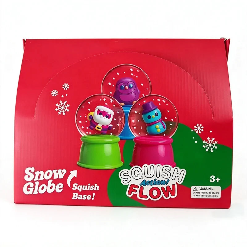 New Product NeeDoh Glitter Squishy Flow Snow Globe Crunch Stress Relief Toy Squeeze Toy Nice Cube Sensory Toy for Adults Gifts