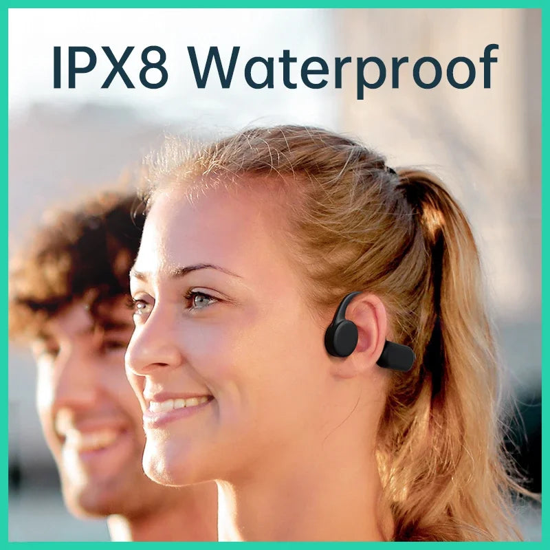 Wireless Earphones for shokz open Sports Bone Conduction Bluetooth IPX8 Waterproof Headphones With 32G RAM Mp3 Music Headset
