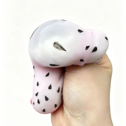 Simulated Color-changing Dragon Fruit Squishy Toy Fruit Anti-stress Squeeze Ball Decompression Toy for Sensory Autism&Party Gift
