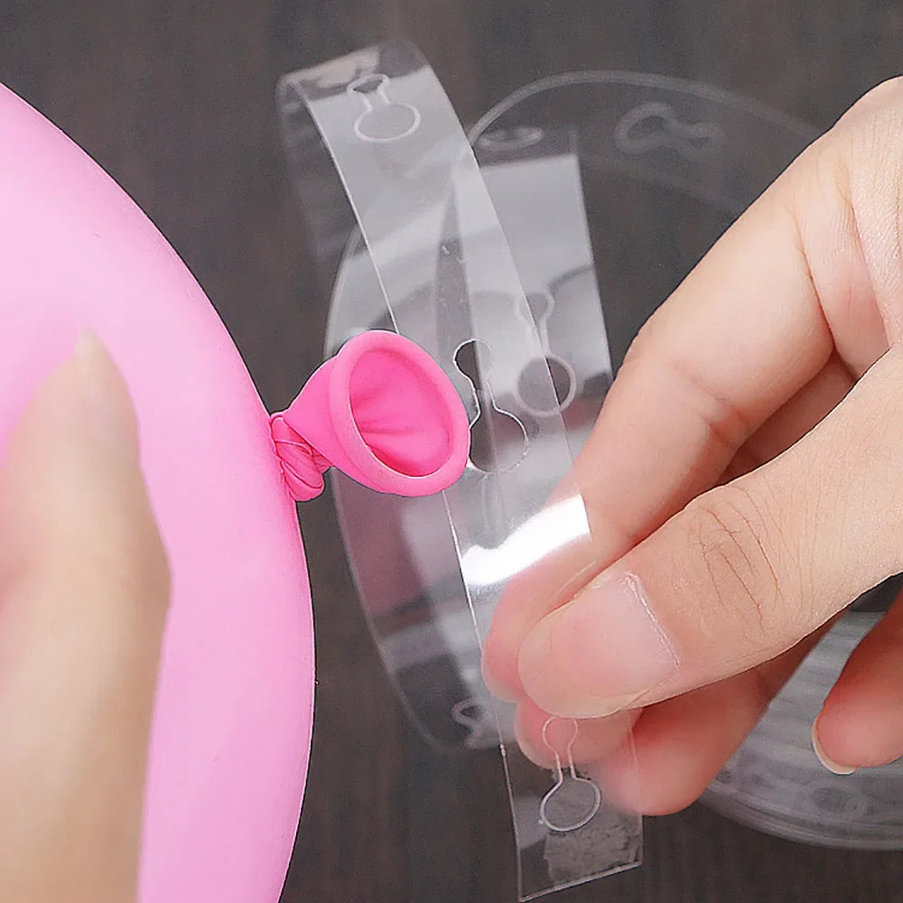 5M Transparent Balloon Chain Strip for Arch Garland Wedding Birthday Decor Baby Shower Balloons Accessories DIY Party Supplies