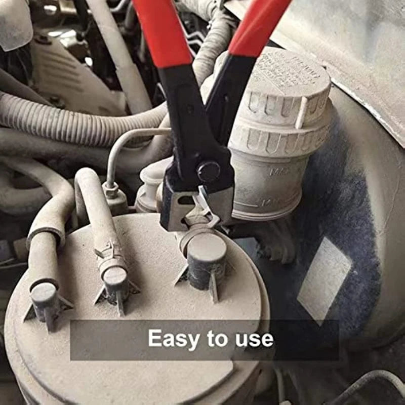 Professional Clic-R Type Hose Clamp Pliers, 7 Inch Heavy-Duty Metal Snap Pliers – CV Boot Clamp Tool for Car AC, Water Pipe