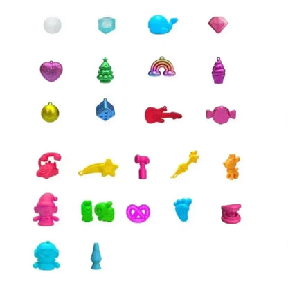 New NeeDoh Advent Calendar Gift 24 Day 3D PVC Sensory Squeeze Adult stress relieving toy Countdown Christmas 2027 Year Gift