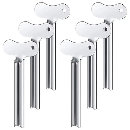 Stainless Steel Toothpaste Tube Squeezers Metal Key Toothpaste Squeezers for Bathroom Hair Dye Cosmetic Tubes Squeezer