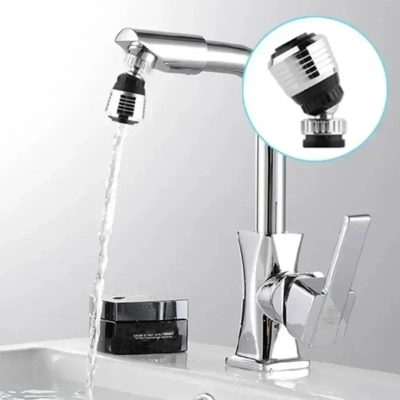 2Pcs 360 Rotate Swivel Faucet Nozzle Filter Adapter Water Saving Tap Aerator Diffuser