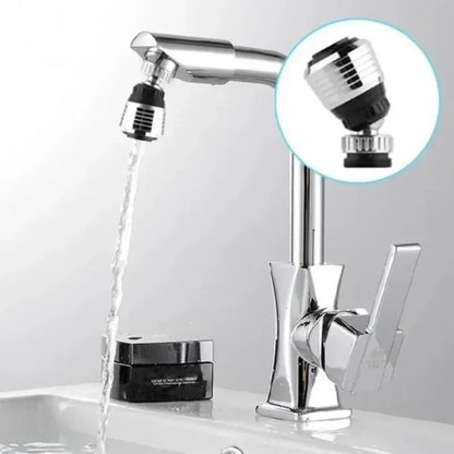 2Pcs 360 Rotate Swivel Faucet Nozzle Filter Adapter Water Saving Tap Aerator Diffuser