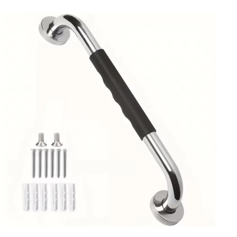 Premium Stainless Steel Shower Grab Bar Set - Anti-Slip,Durable Safety Handle for Seniors & Handicap-Easy Install,Fits Bathtubs