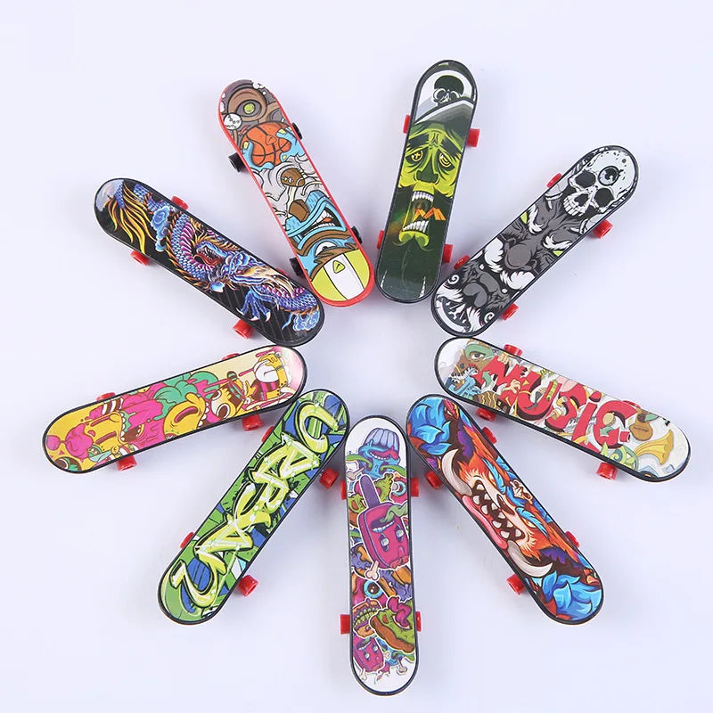 10/20Pcs Finger Skateboard Toys Creative Fingertip Fingerboards Toys for Kids Birthday Party Favors School Gift Goodies Filler
