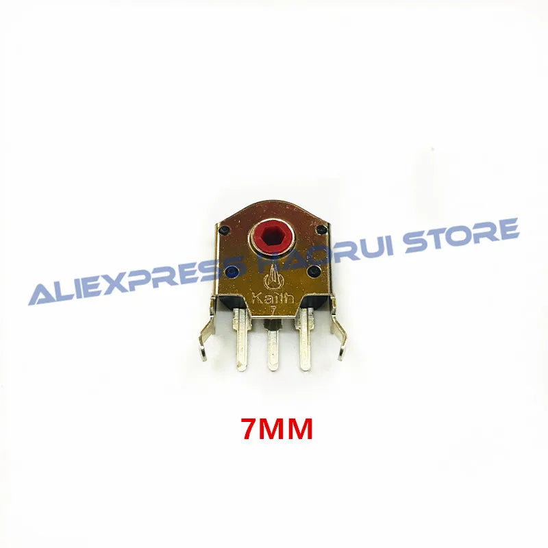 Kailh Decoder 5/7/8/9/10/11mm Red Core Rotary Mouse Scroll Wheel Encoder 1.74mm hole 20-40g force for PC Mouse alps encoder
