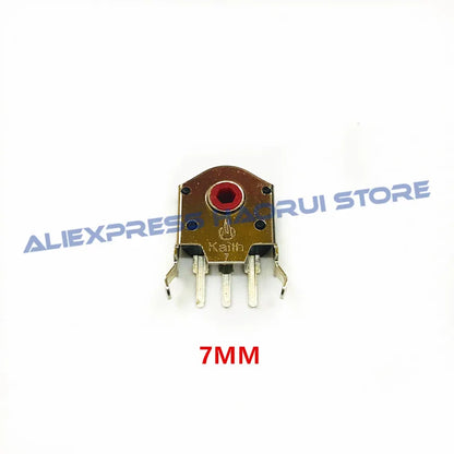 Kailh Decoder 5/7/8/9/10/11mm Red Core Rotary Mouse Scroll Wheel Encoder 1.74mm hole 20-40g force for PC Mouse alps encoder