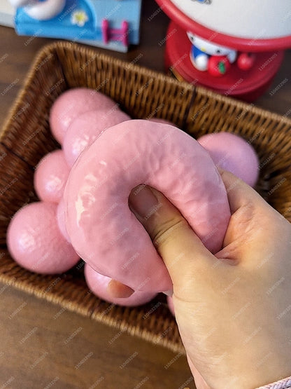 Crunchy Tofu Stress Ball Shapeable Food-shaped Squeeze Ball ASMR Sensory Anti Stress Fidget Classroom Toys for Adults Christmas