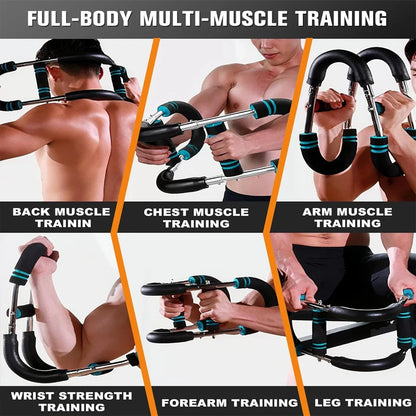 40KG U Shaped Power Twister Bar Hand Gripper Arm Training Equipment Household Fitness Workout Tool For Men And Women