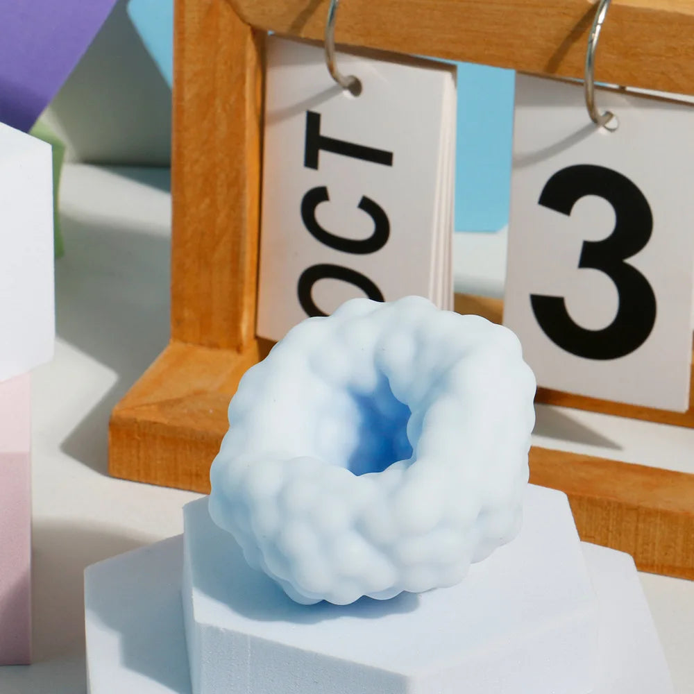 Creative And Soft Stress Relief Ball Diy Rubble Ice Skin Adhesive Handball Desktop Squeezing Soothing Toy Party Birthday Gift