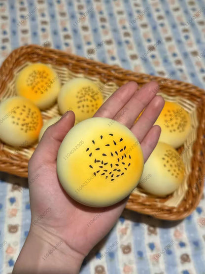 Crunchy Tofu Stress Ball Shapeable Food-shaped Squeeze Ball ASMR Sensory Anti Stress Fidget Classroom Toys for Adults Christmas