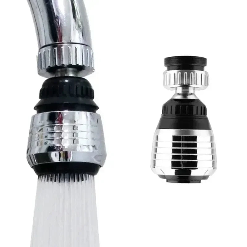 2Pcs 360 Rotate Swivel Faucet Nozzle Filter Adapter Water Saving Tap Aerator Diffuser