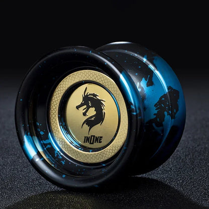 Yoyo Professional Magic Yoyo Metal Yoyo With 10 Ball Bearing Alloy Aluminum High Speed Unresponsive Yoyo Classic Toys For Kids