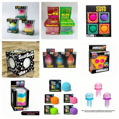 2026 Hot Cute Ocean Squishy Cube Blind Box Random Surprise Squeeze Toys 1Pcs Guaranteed Lucky Stress Relief Fidget Toy Set