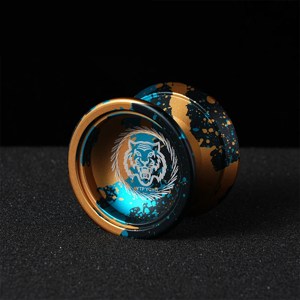 Yoyo Professional Magic Yoyo Metal Yoyo With 10 Ball Bearing Alloy Aluminum High Speed Unresponsive Yoyo Classic Toys For Kids