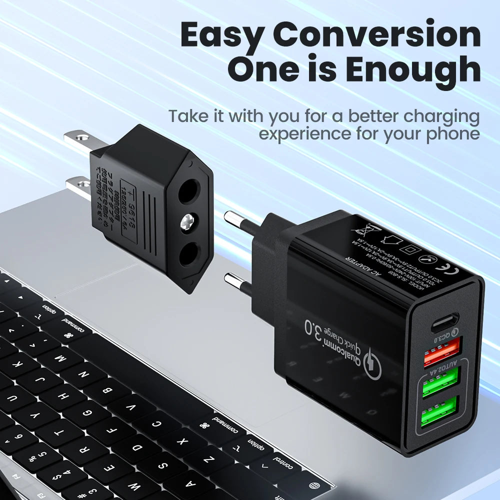 1-10PCS US Electrical Plug Adapter US America To EU European China CN Canada CA Travel Converter Plugs Power Socket AC Outlet