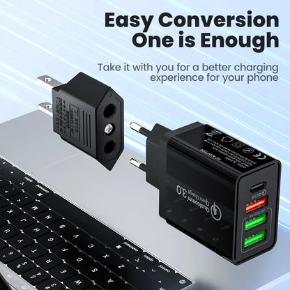 1-10PCS US Electrical Plug Adapter US America To EU European China CN Canada CA Travel Converter Plugs Power Socket AC Outlet