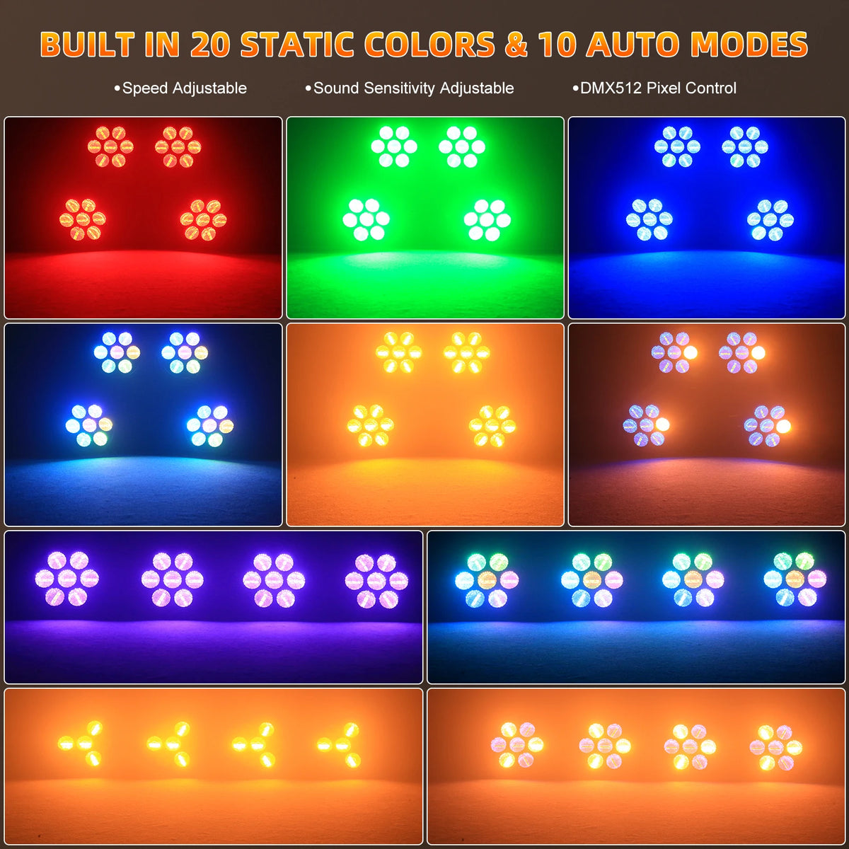 350W COB LED Retro Lights Linear Vintage Light Stage Effect Lighting Projector for Party Concert Wedding Theater Live Show Club