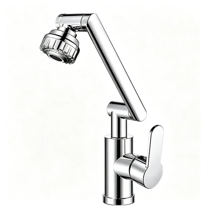Dual Mode Universal Rotating Faucet Robotic Arm Wash Basin Kitchen Bathroom Hot and Cold Household Basin Wash Basin Sink
