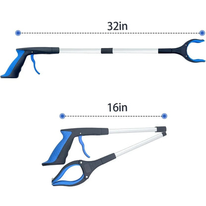 Garbage Picker Gripper With 360 ° Rotating Clip 32 Inch Lightweight Heavy-Duty Elderly Gripper Elderly Grabbing Tool