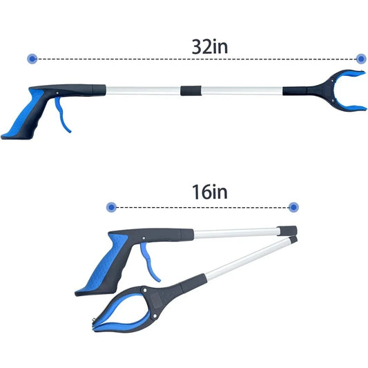 Garbage Picker Gripper With 360 ° Rotating Clip 32 Inch Lightweight Heavy-Duty Elderly Gripper Elderly Grabbing Tool