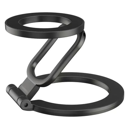 2026 Double-Sided For MagSafe Phone Holder for iPhone 17 16 15 Foldable 360° Rotating Stand Strong Magnet & Finger Grip Suppor