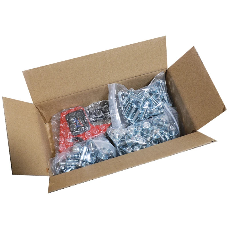 91 Pcs Expansion Screw Petal Nut, M4 M5 M6 Jack Nuts with Heavy-Duty Rivet Gun, Petal Shape Metal Nut with Screws Assembly