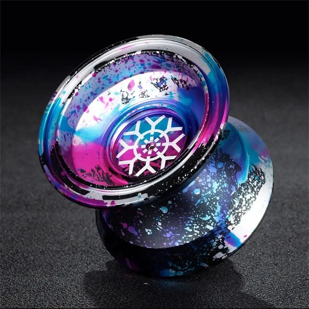Fashion 10 Ball Bearing Metal Yoyo Alloy Aluminum High Speed Yo Yo Toys Unresponsive Spinning String Yoyo Ball Children's Toy