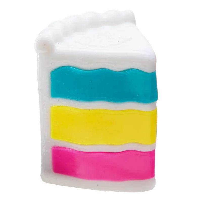 Schylling Needoh Peace O' Cake Fidget Sensory Toy TPR Super Soft Non-Toxic Anti Anxiety Squeeze Stress Autism ADHD Calm Down Toy